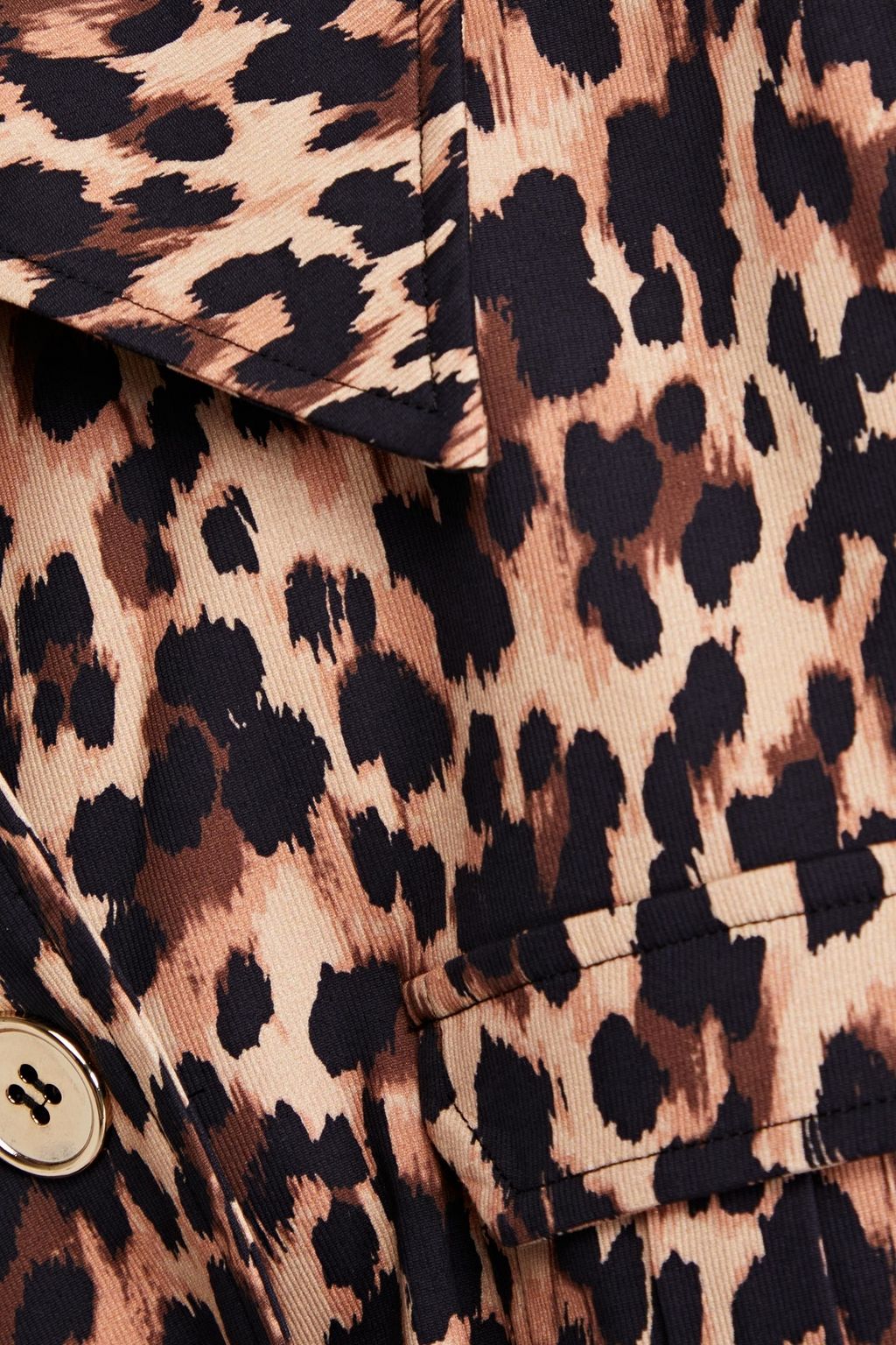 RACIL Leopard-print cotton-blend jacket