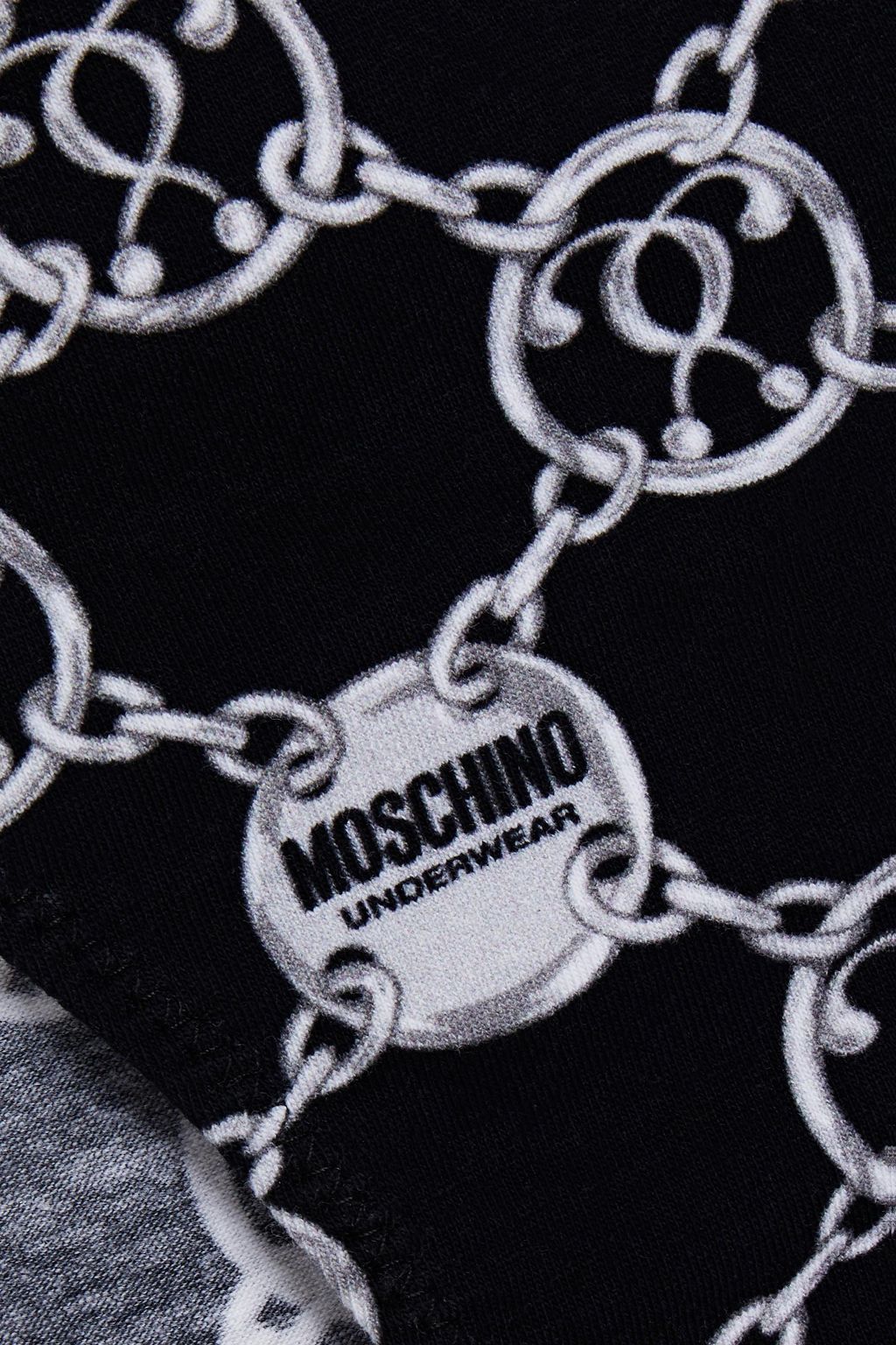 MOSCHINO Metallic printed mid-rise briefs