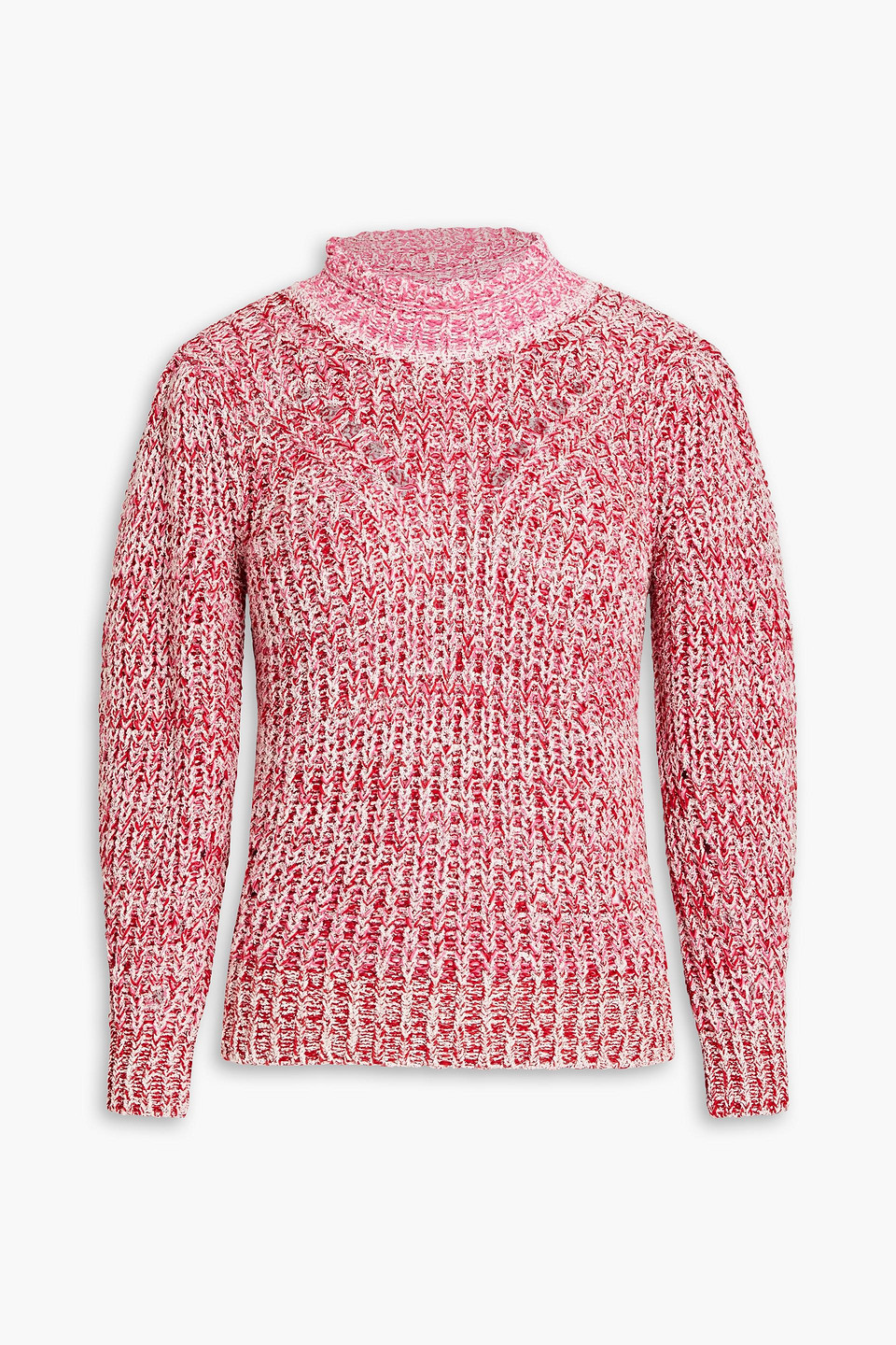 Isabel Marant Étoile Lotiya Marled Cotton-blend Sweater In Pink