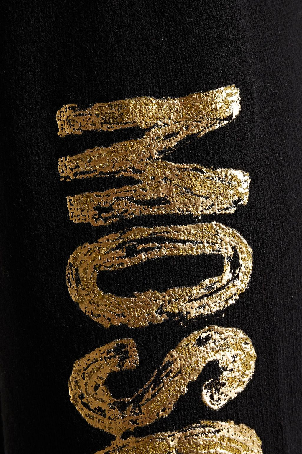 MOSCHINO Track Pants aus einer Kaschmir-Wollmischung mit Logoprint