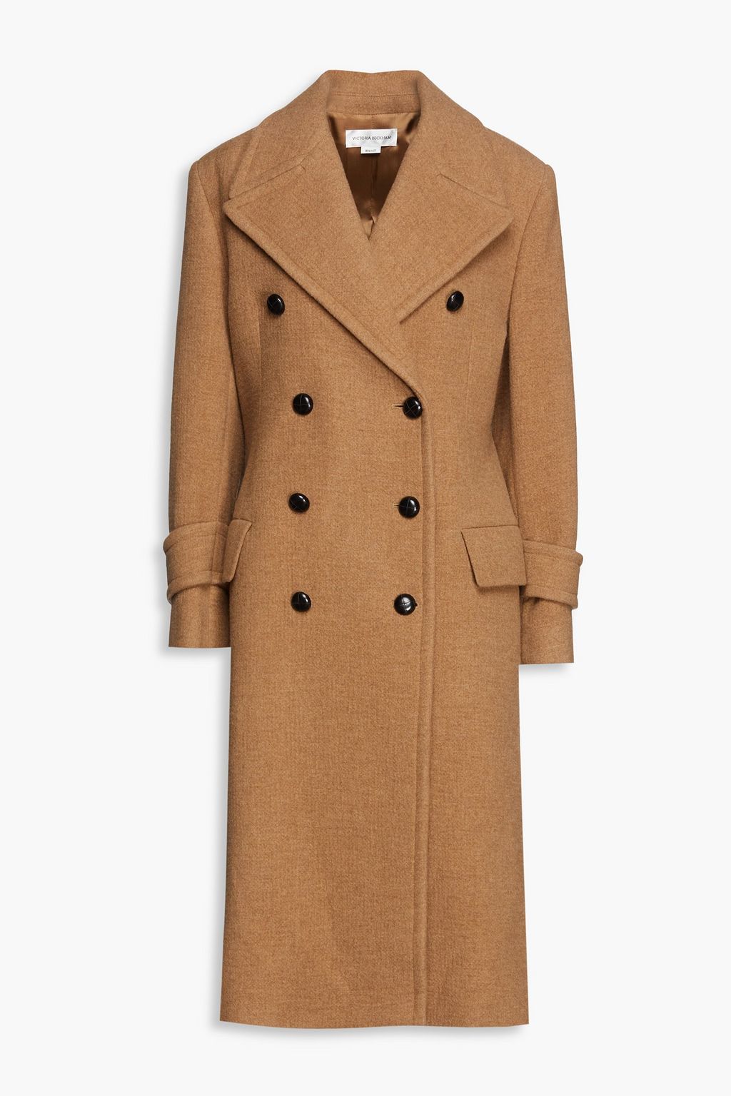 Italian Wool Cashmere Double Breasted Tailored Coat, 50% OFF