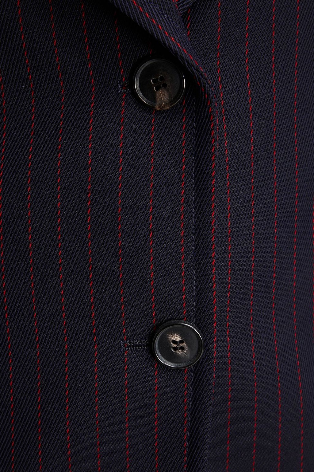 VICTORIA BECKHAM Pinstriped wool-twill blazer