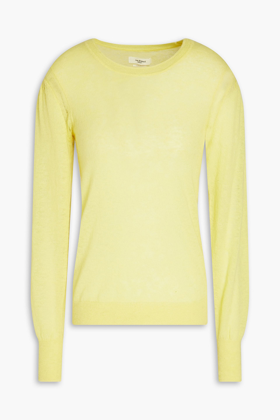 Isabel Marant Étoile Fania Knitted Sweater In Yellow