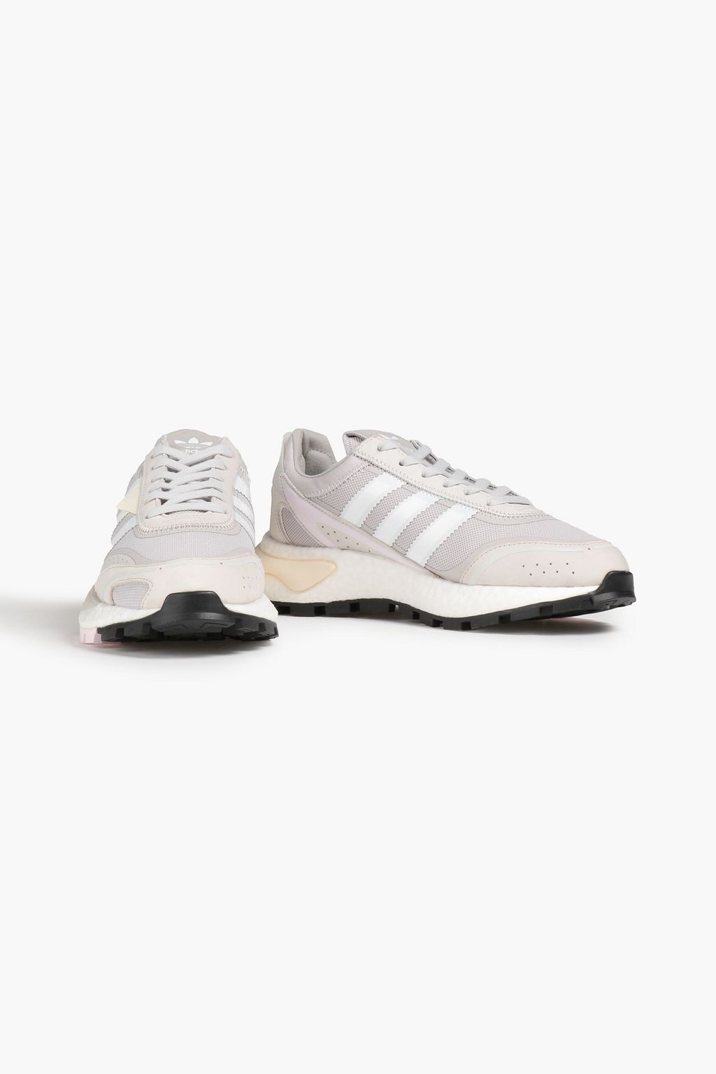 ADIDAS ORIGINALS حذاء سنيكرز ’ريتروبي بي9’ من الجلد وبأجزاء من الشبك