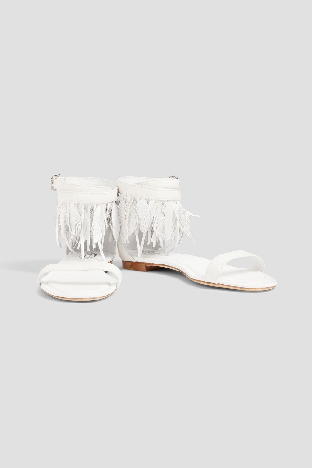 TOD'S Embellished leather sandals