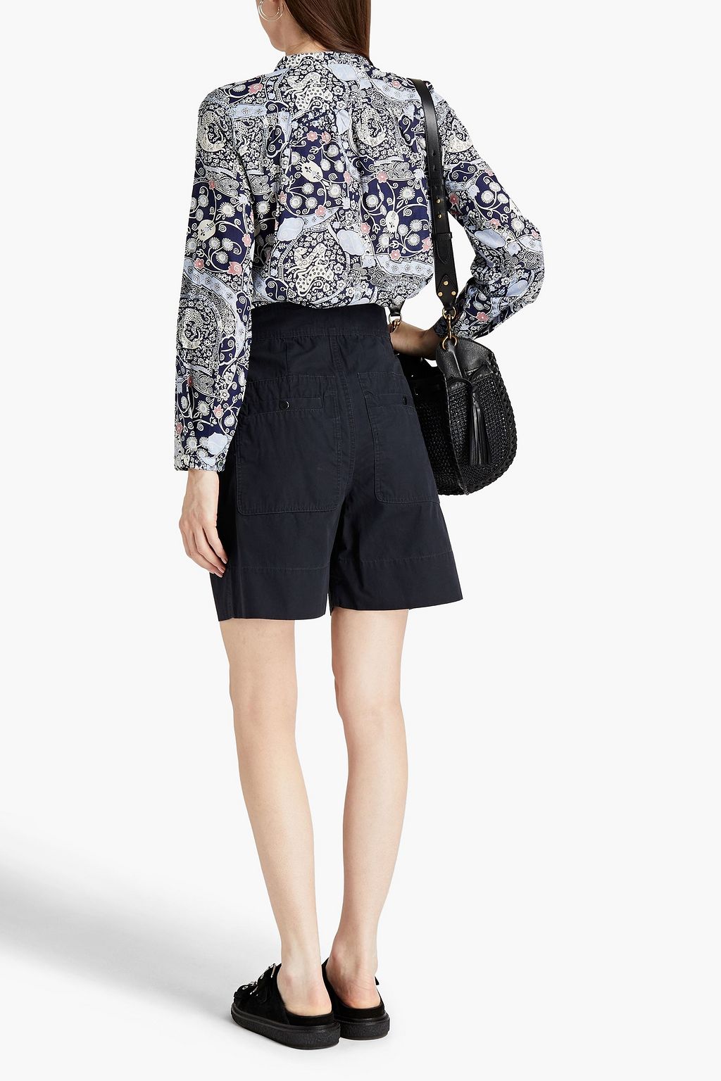 MARANT ÉTOILE Maria printed cotton-mousseline blouse