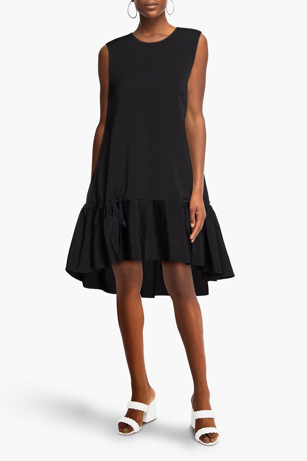 VICTORIA, VICTORIA BECKHAM Gathered crepe dress