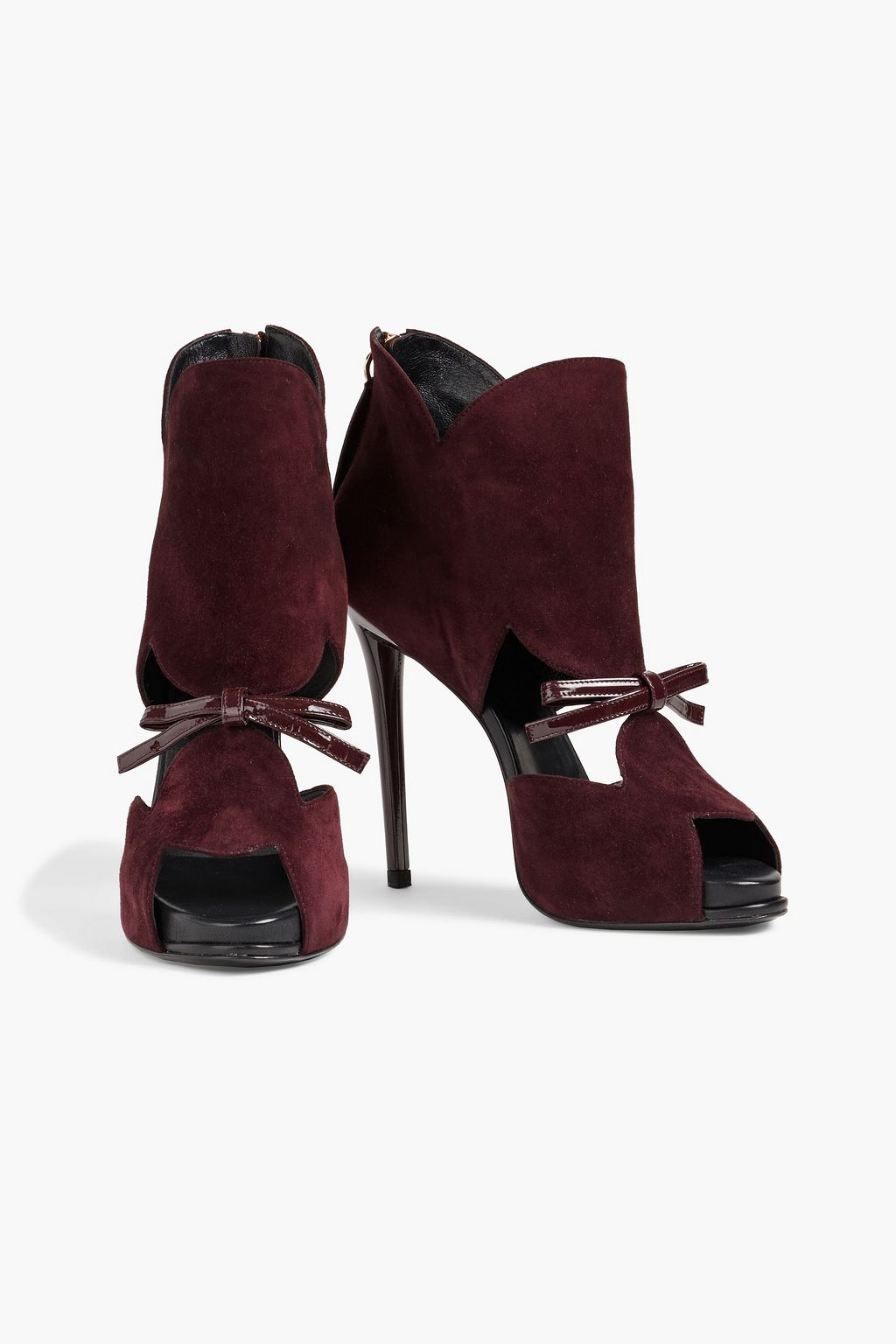 ROGER VIVIER Bow-embellished suede sandals