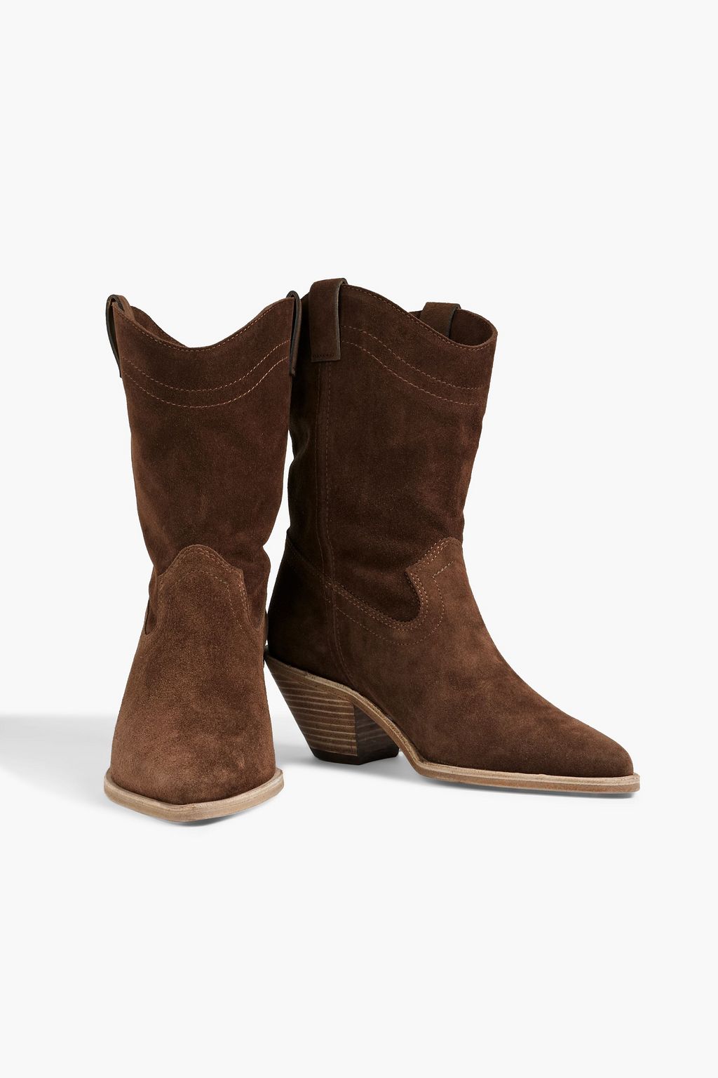BA&SH Claudia suede ankle boots