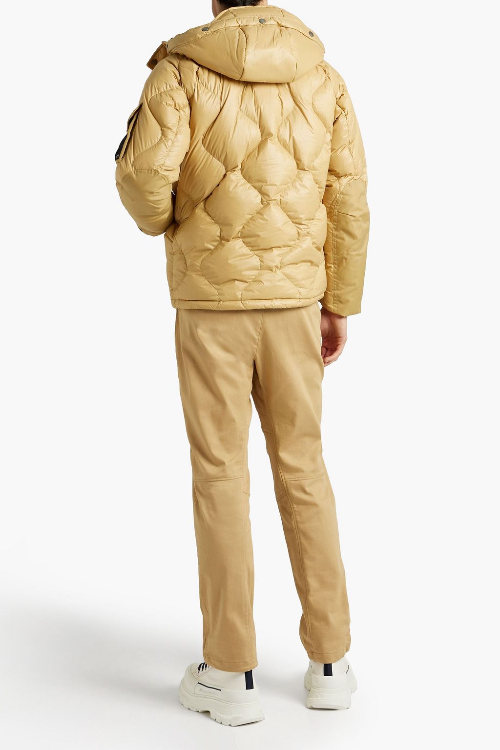 RAG & BONE Otis tapered brushed cotton-blend twill pants