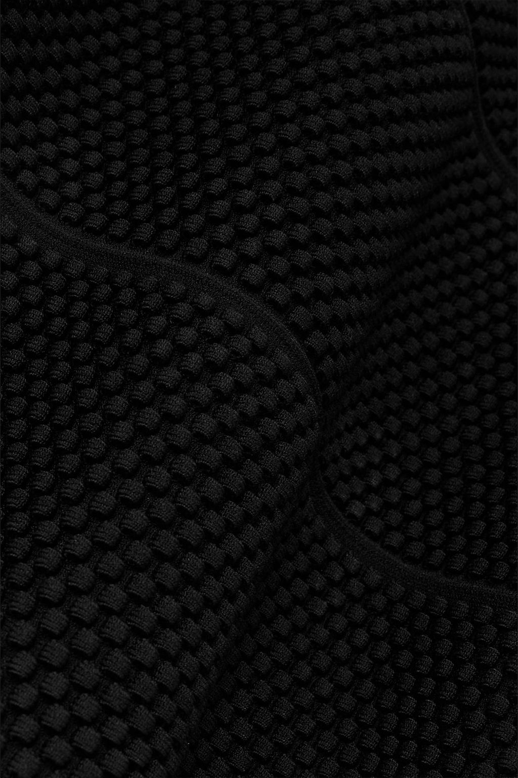 BOTTEGA VENETA Asymmetric one-shoulder ribbed knitted mini dress