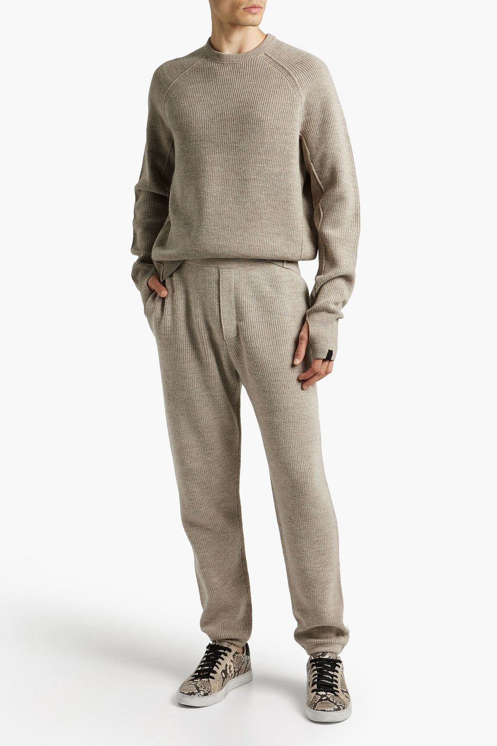 RAG & BONE Mélange merino wool sweater