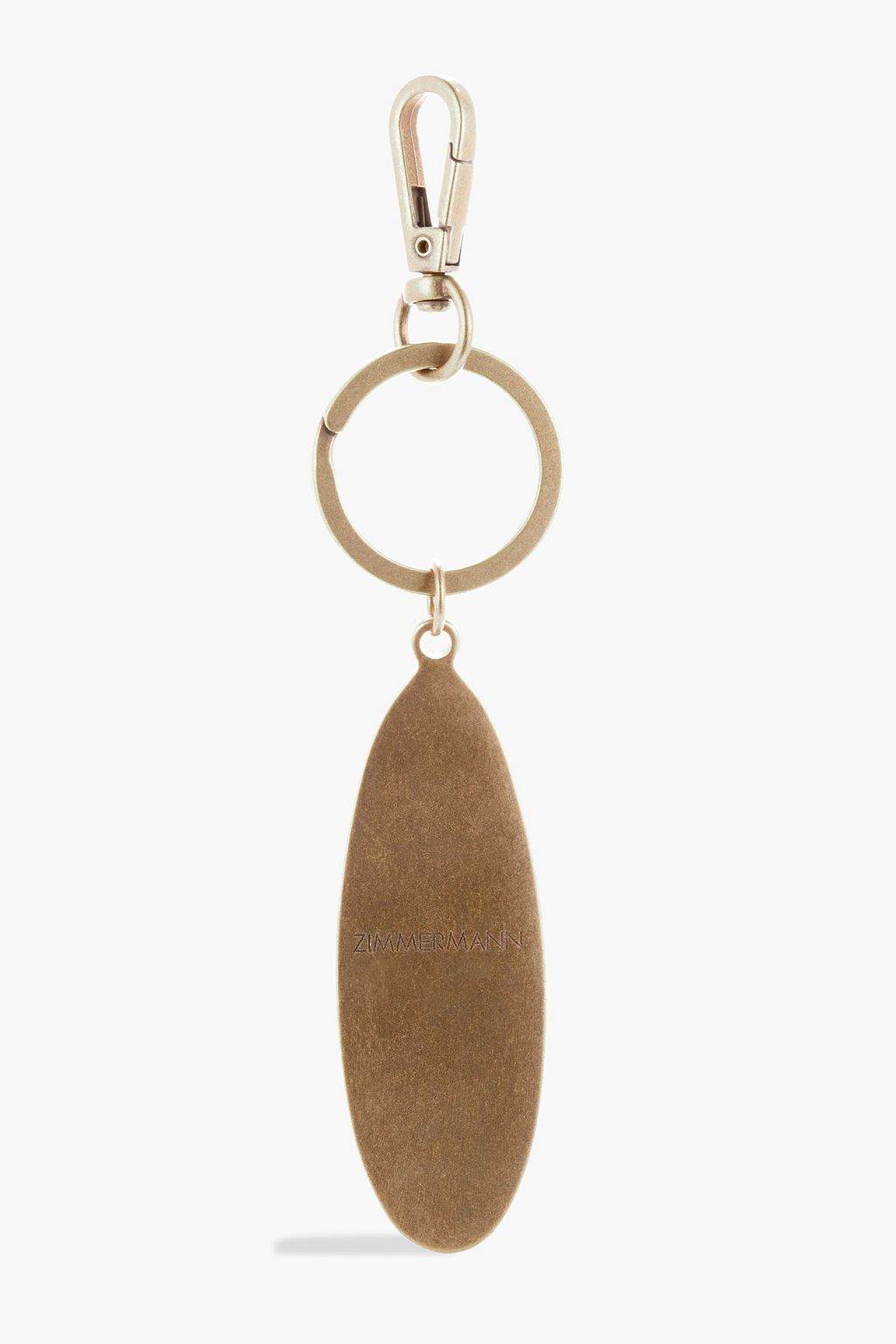 ZIMMERMANN Gold-tone enamel keychain