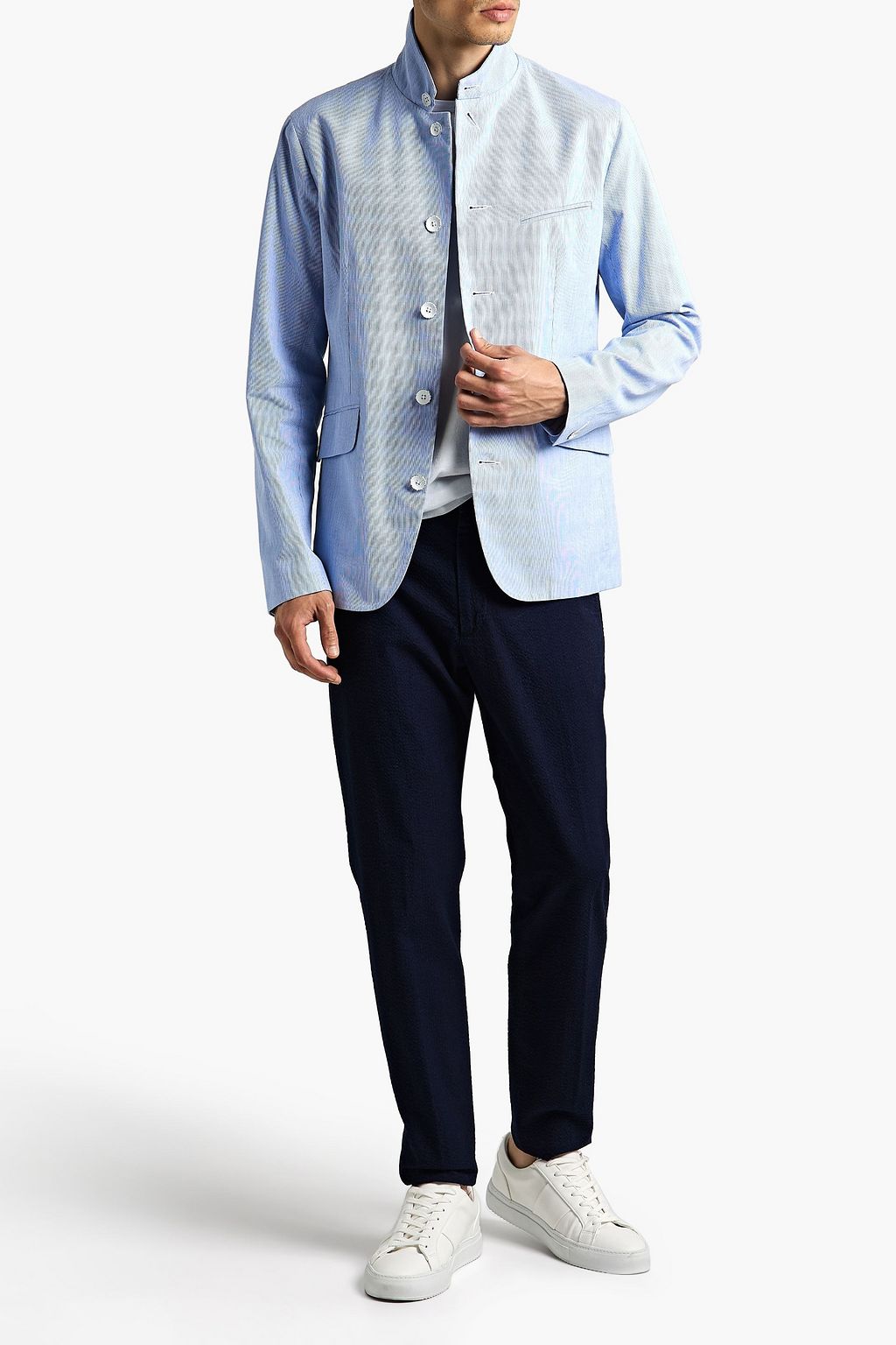 RAG & BONE Parker striped cotton blazer