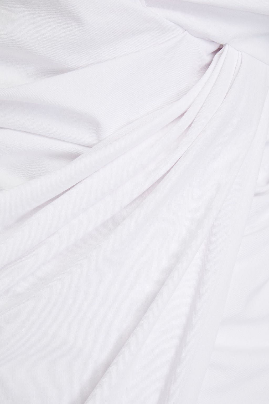ALEXANDER WANG Layered draped cotton-jersey mini dress