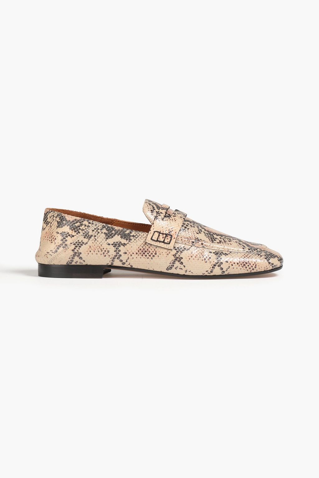 MARANT Glossed leather loafers | Sale up to 70% off | THE OUTNET