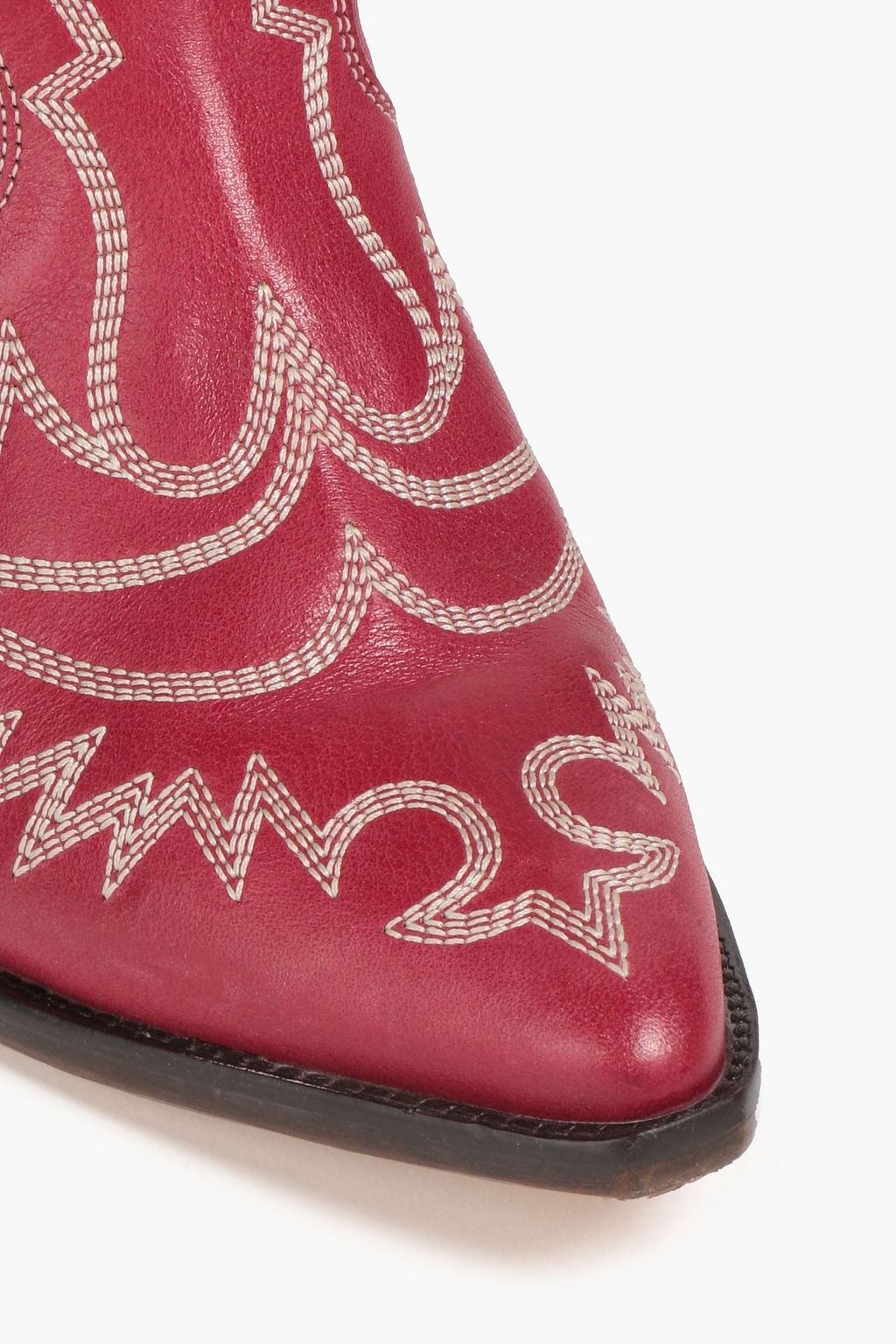 isabel marant duerto embroidered leather boots