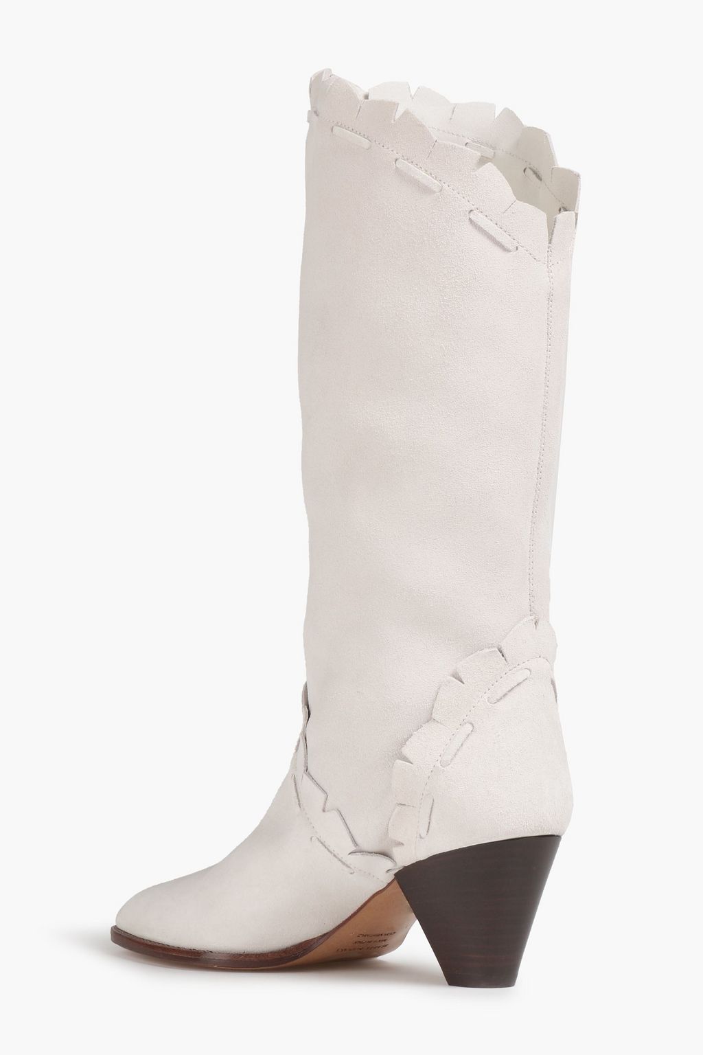 ISABEL MARANT Scalloped suede boots