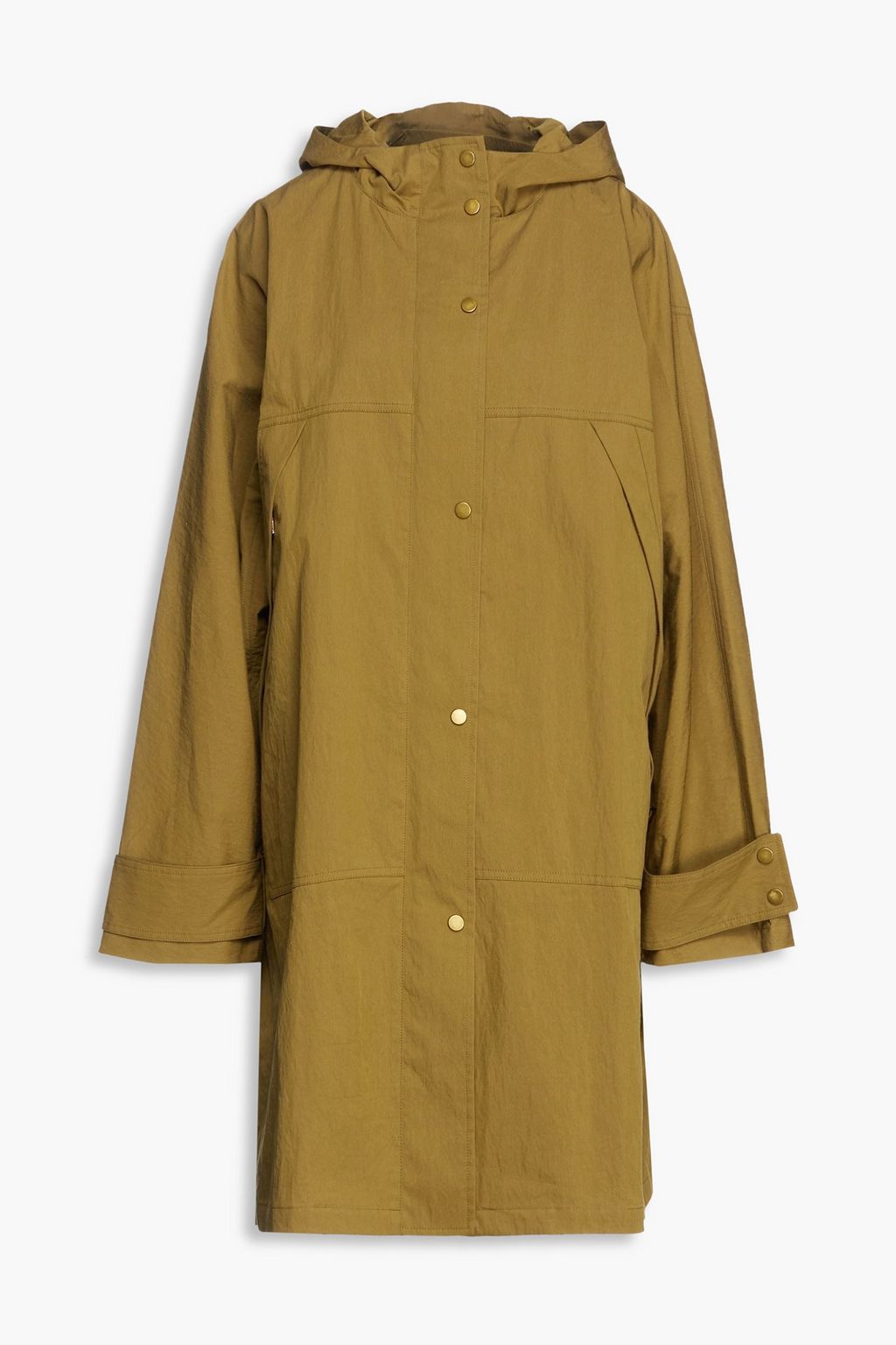 MICHAEL KORS COLLECTION Crinkled cotton-blend hooded parka | Sale up to 70%  off | THE OUTNET