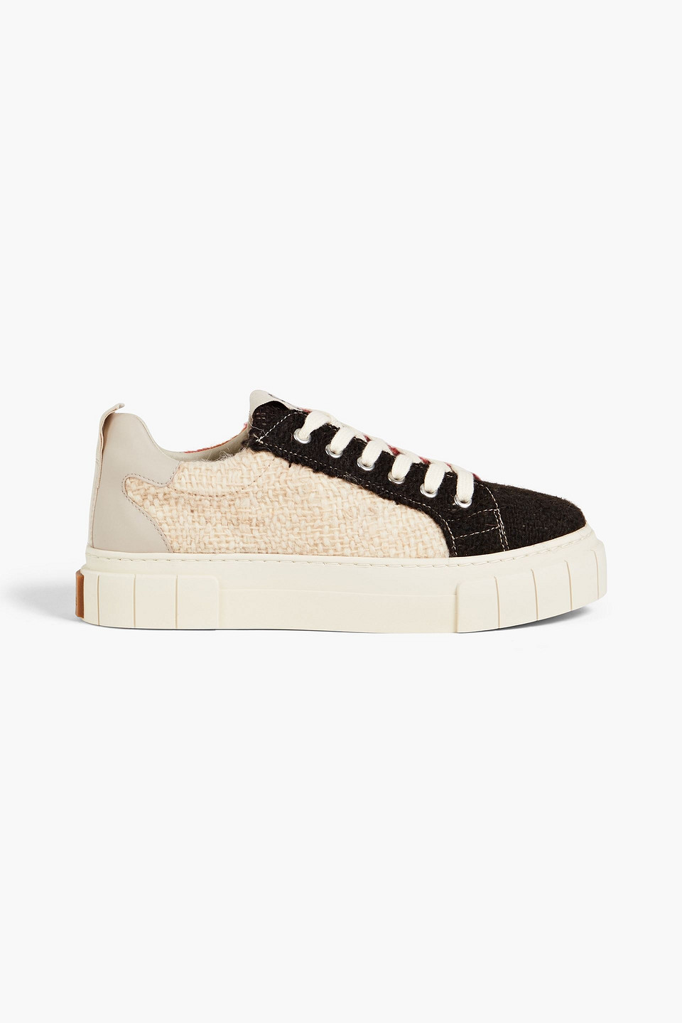 Good News Opal tweed and faux leather sneakers