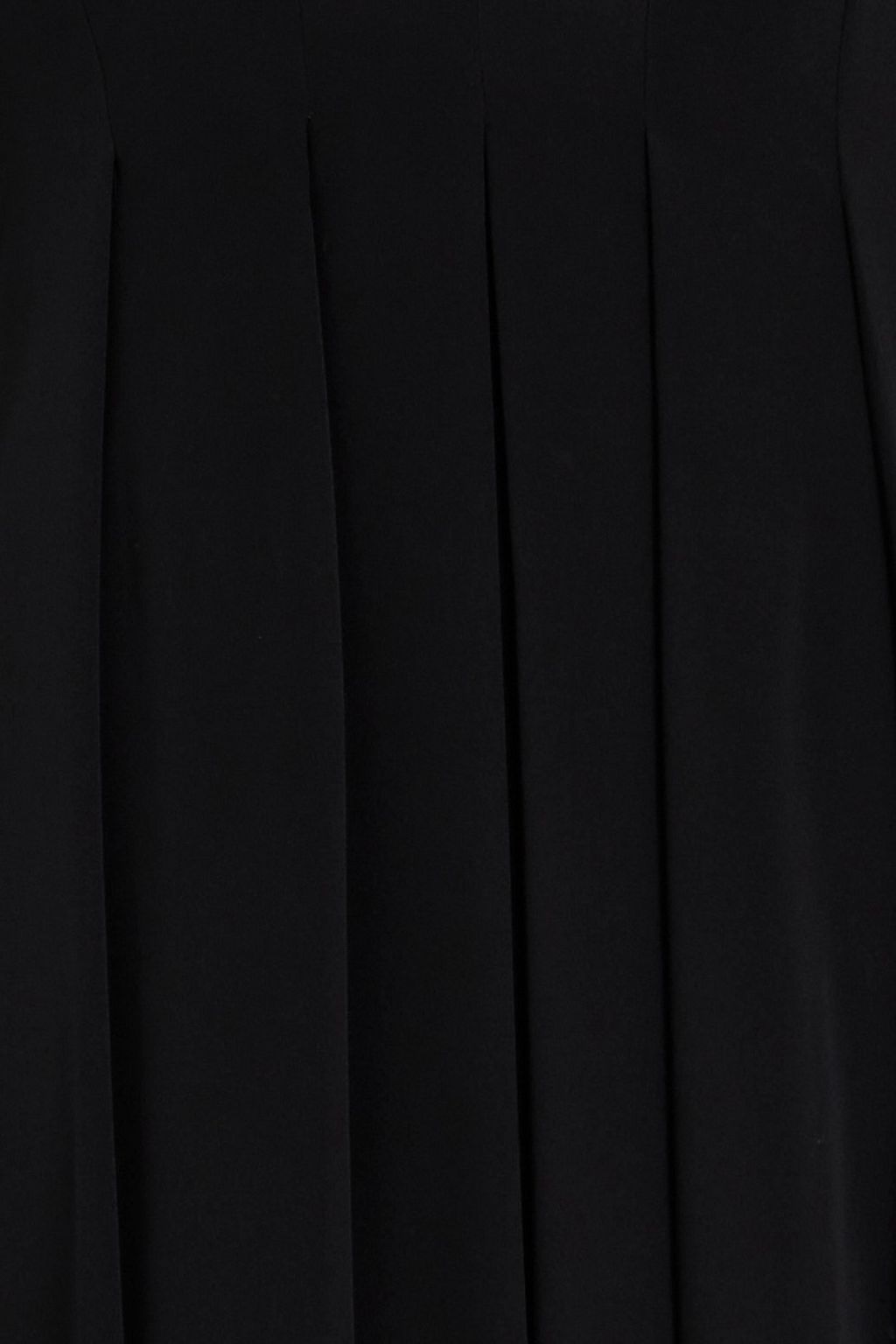 VICTORIA BECKHAM Pleated silk-satin crepe midi dress