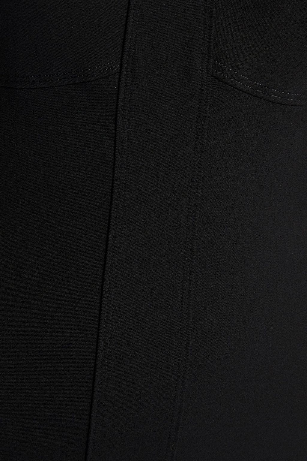 JUST CAVALLI Flocked tulle-paneled twill mini dress