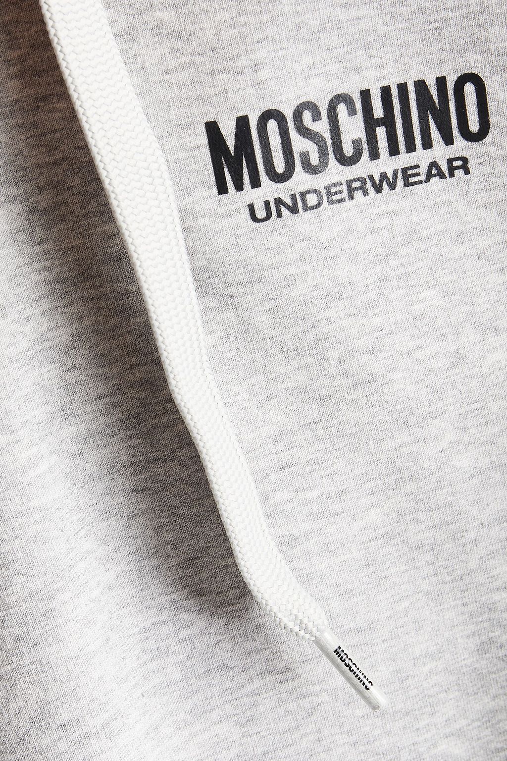MOSCHINO Hoodie aus Fleece aus einer Baumwollmischung mit Print