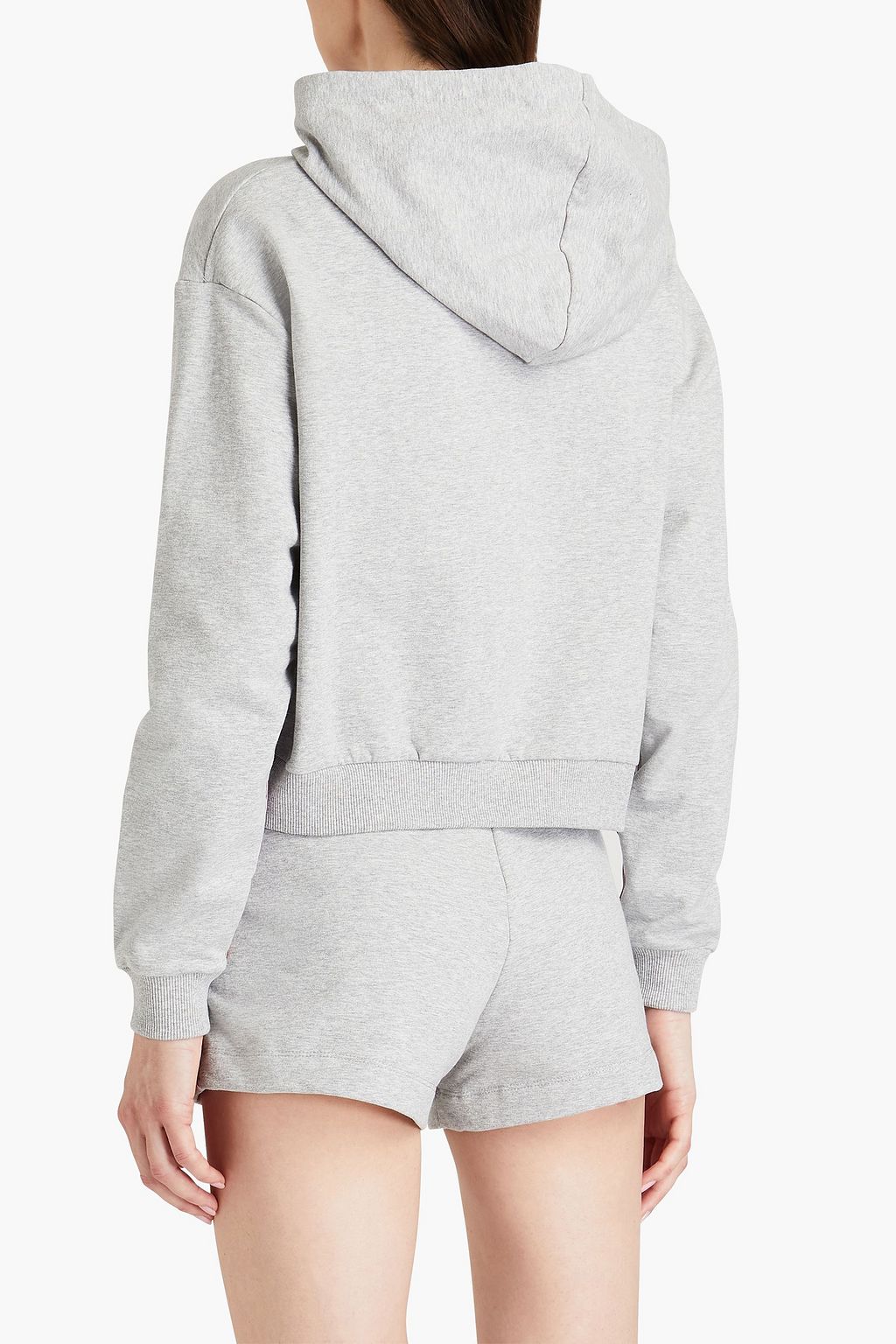 MOSCHINO Hoodie aus Fleece aus einer Baumwollmischung mit Print