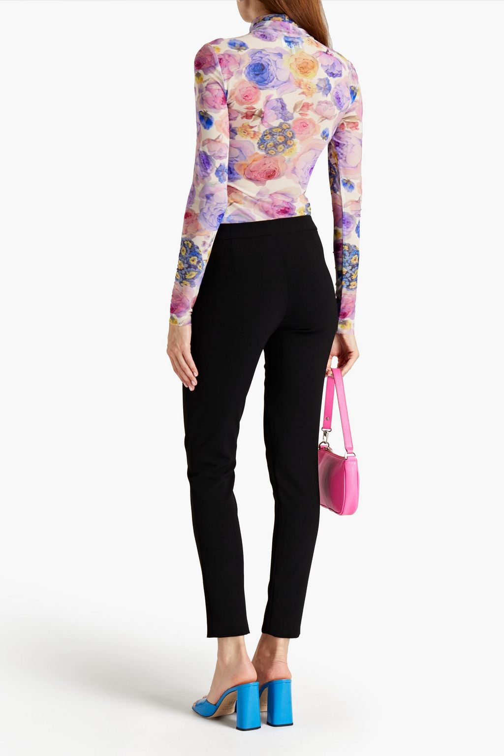 MOSCHINO Crepe high-rise skinny pants