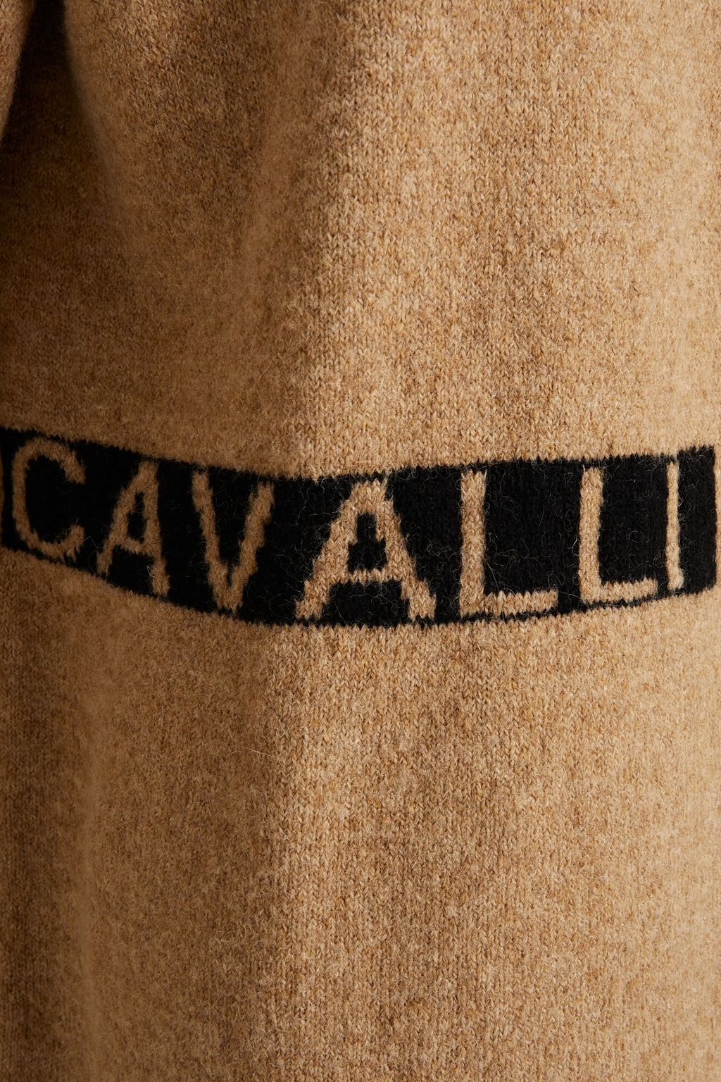 JUST CAVALLI Jacquard-knit mini dress