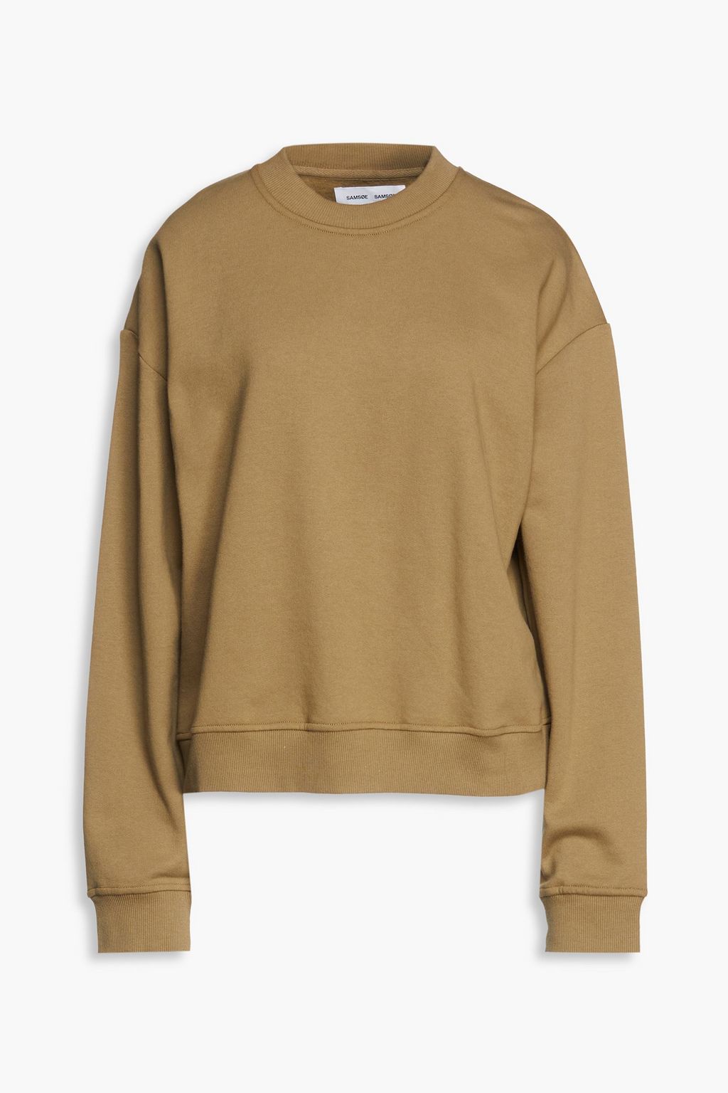 Light brown Kelsey cotton-blend fleece 