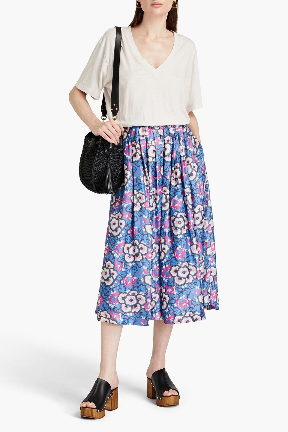 Isabel Marant Cropped Pants In Blau