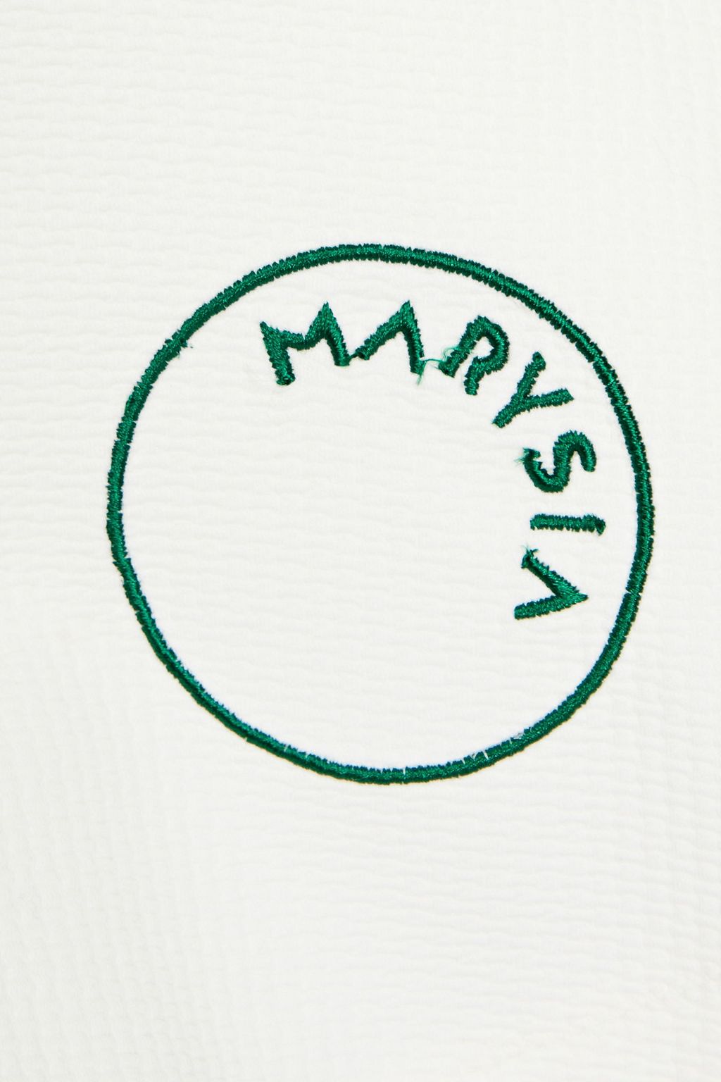 MARYSIA Venus textured stretch-crepe swim dress