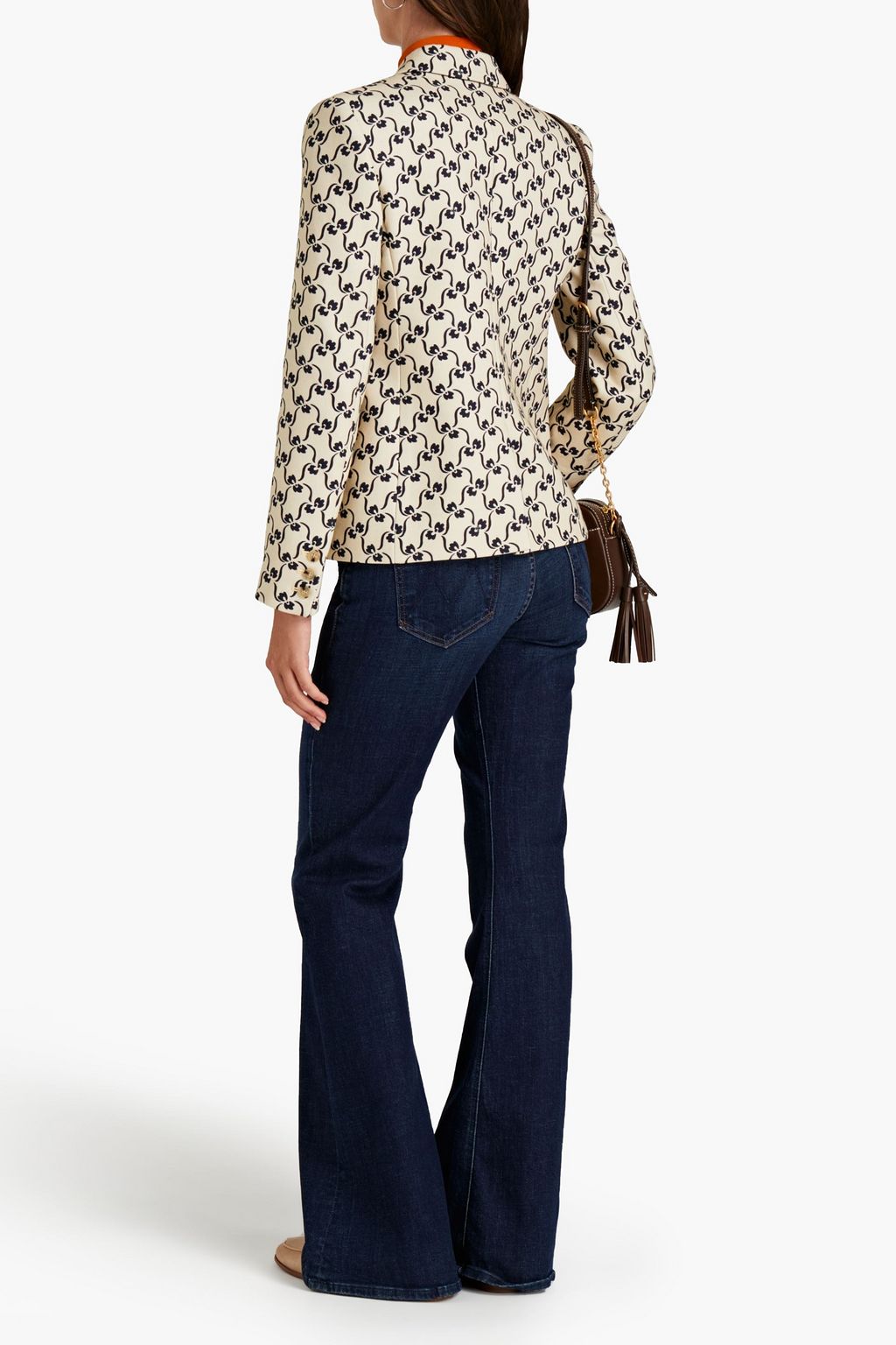 TORY BURCH جاكيت من التويل مزينة بطبعة