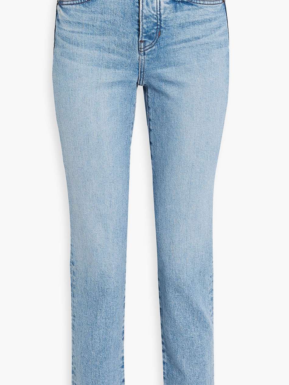 ryleigh cropped high-rise straight-leg jeans