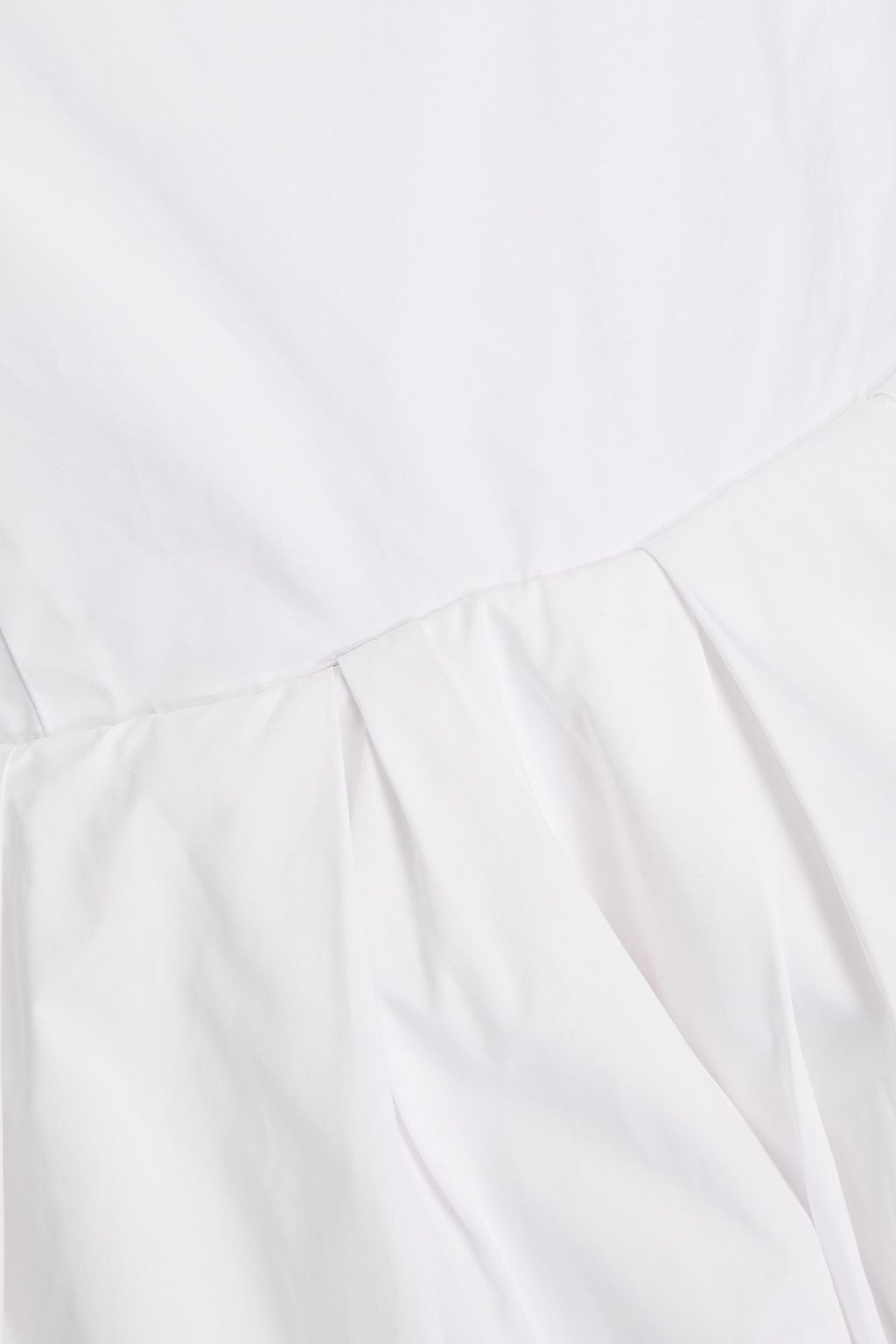 3.1 PHILLIP LIM Gathered cotton peplum top