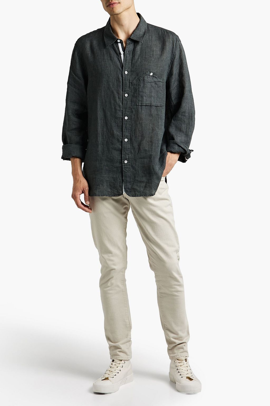 RAG & BONE Levine linen shirt