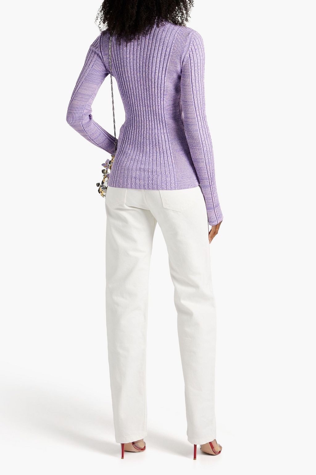 RABANNE High-rise straight-leg jeans