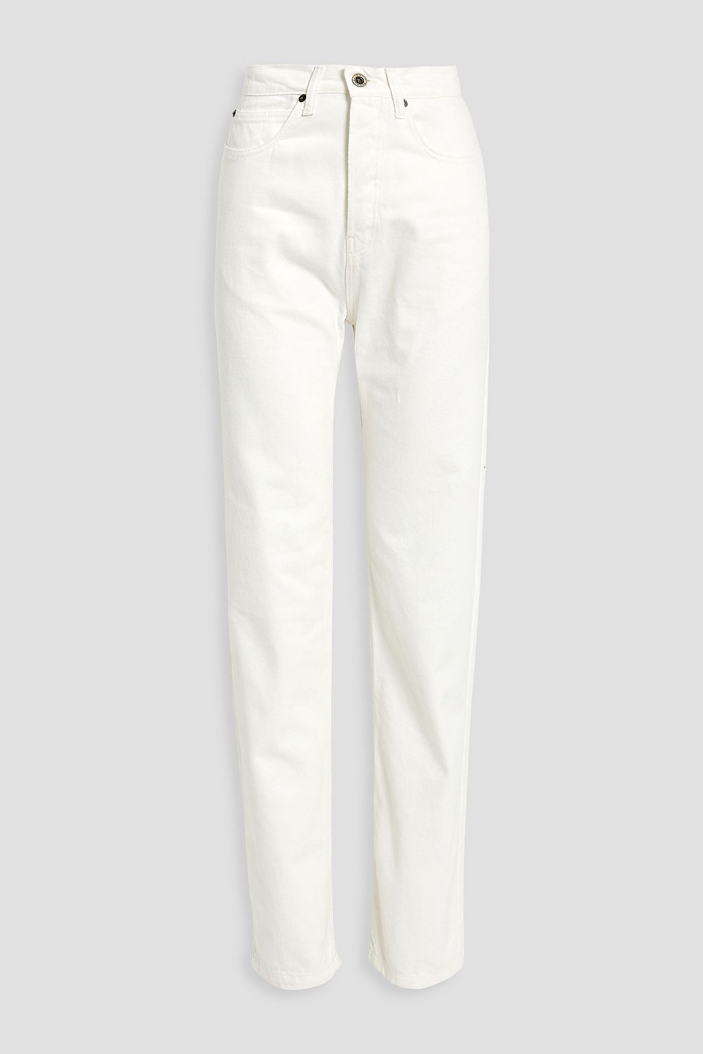 PACO RABANNE High-rise straight-leg jeans Sale up to 70% off | THE OUTNET