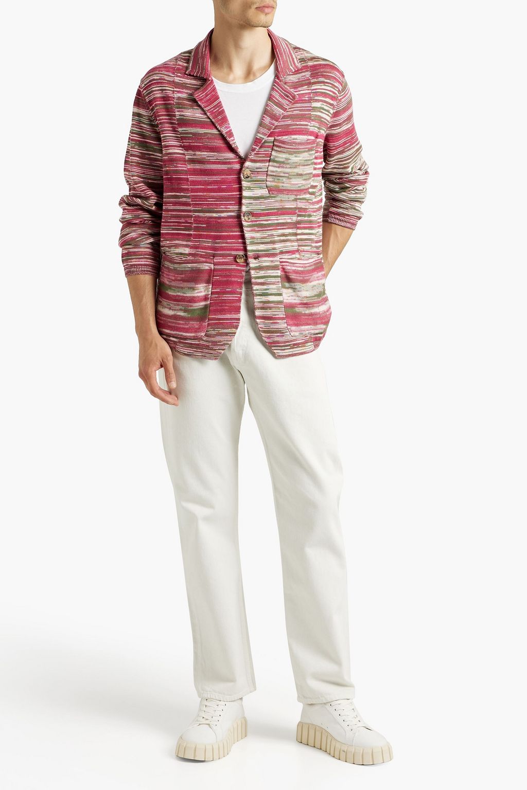 MISSONI Space-dyed cotton blazer