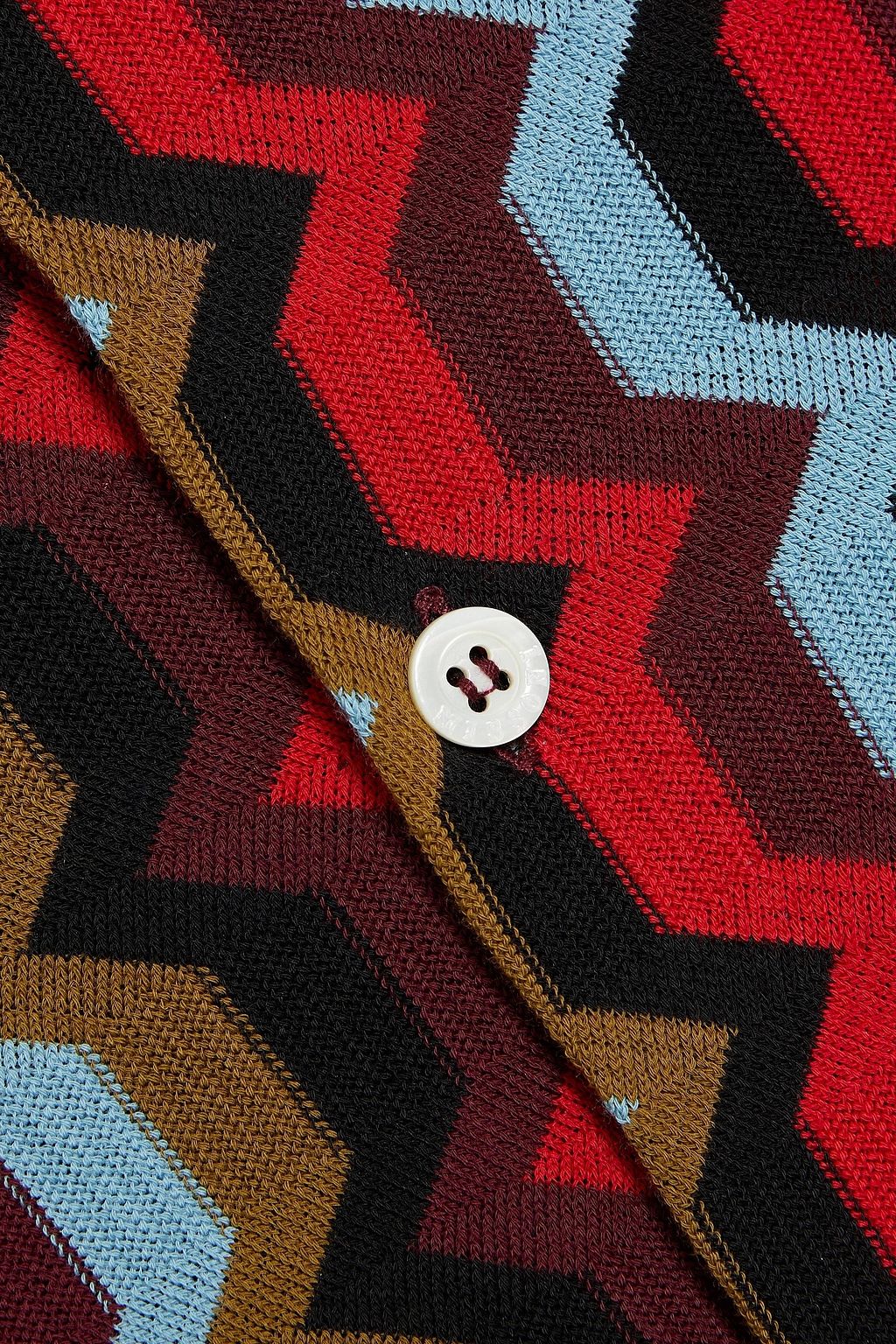 MISSONI Crochet-knit cotton shirt