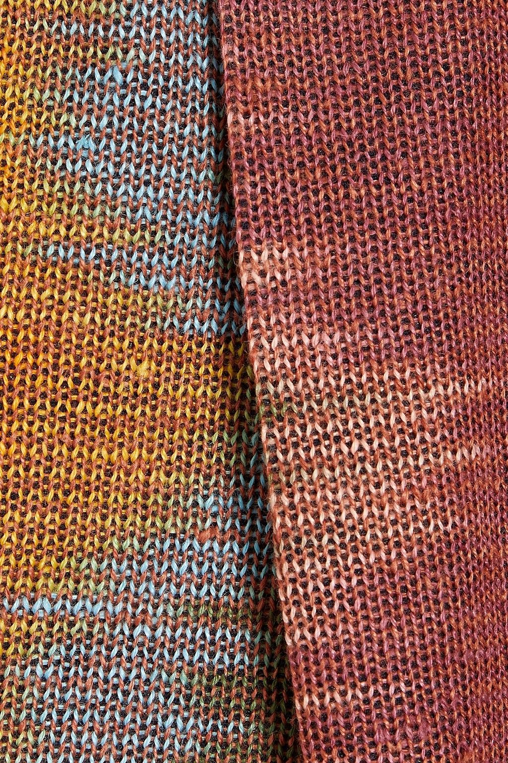 MISSONI Crochet-knit linen-blend shorts