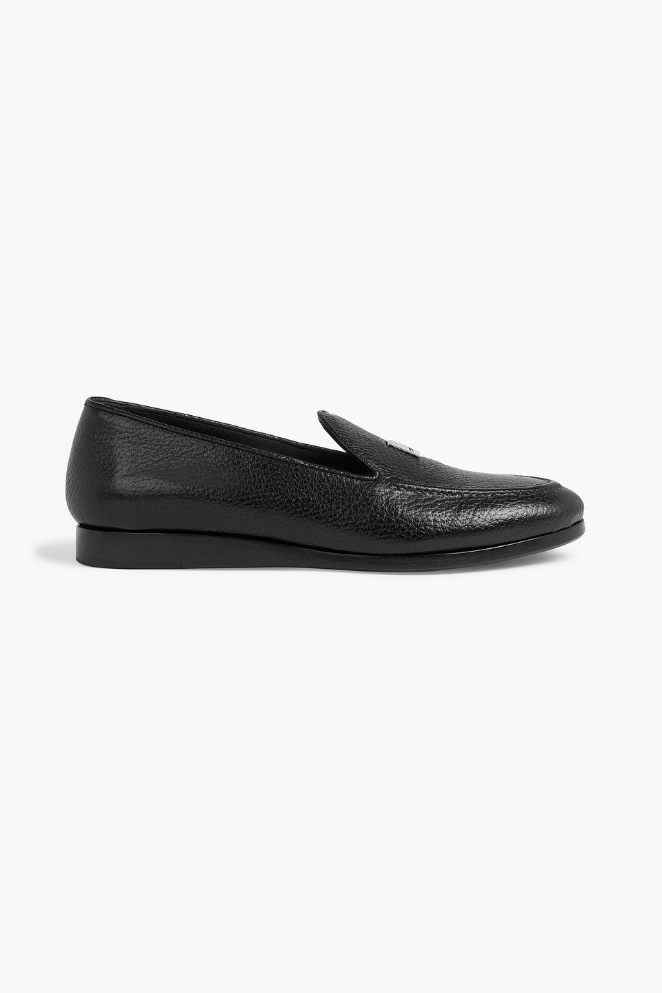 St. Mark's pebbled-leather loafers