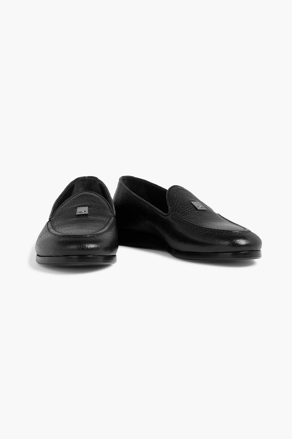 1017 ALYX 9SM St. Mark's pebbled-leather loafers | THE OUTNET