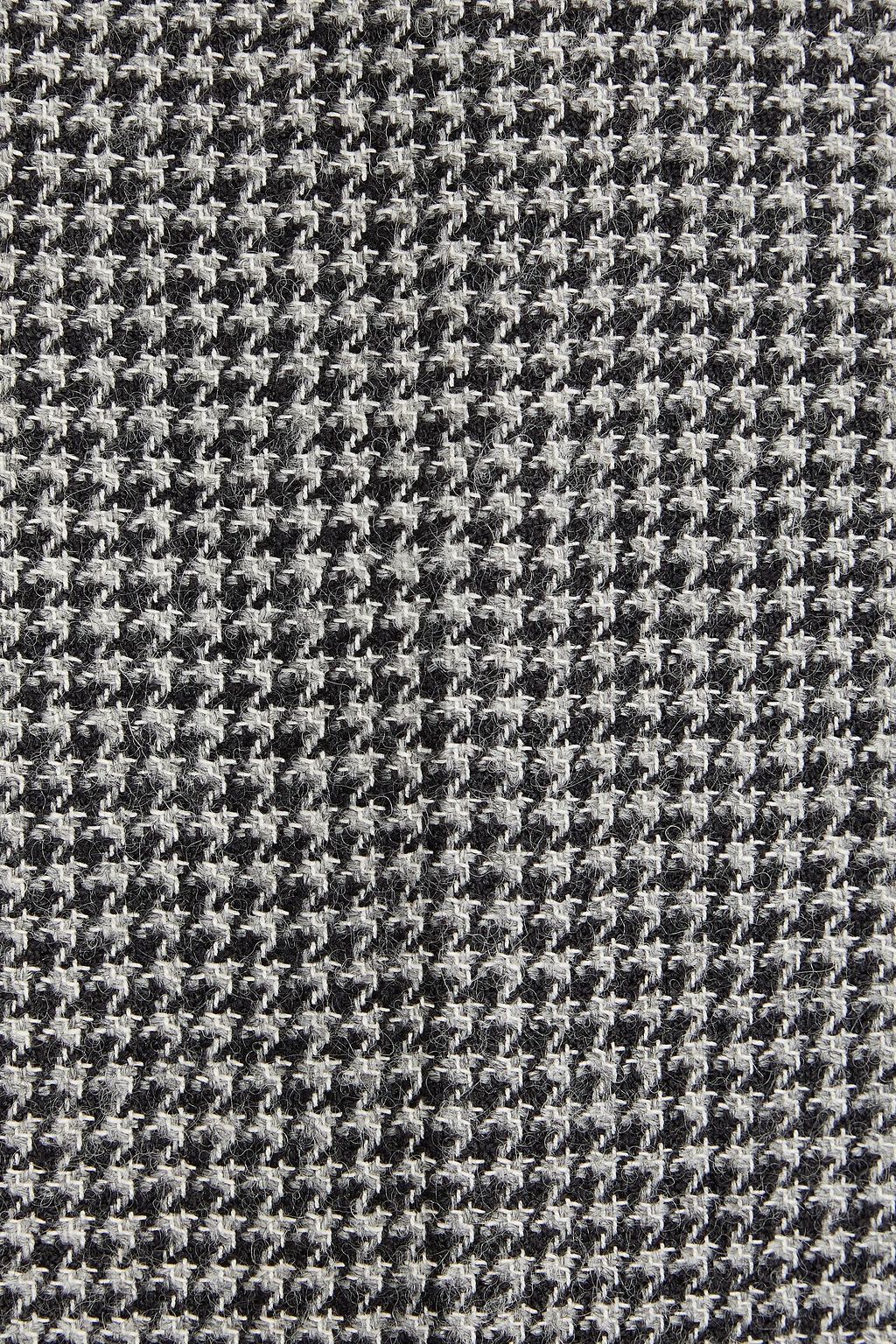 SANDRO Houndstooth wool-blend pants