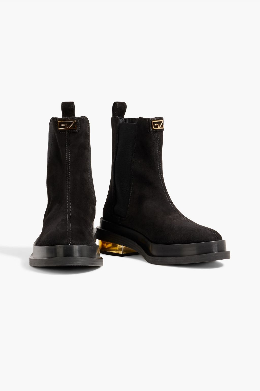 GIUSEPPE ZANOTTI Karyn embellished suede Chelsea boots