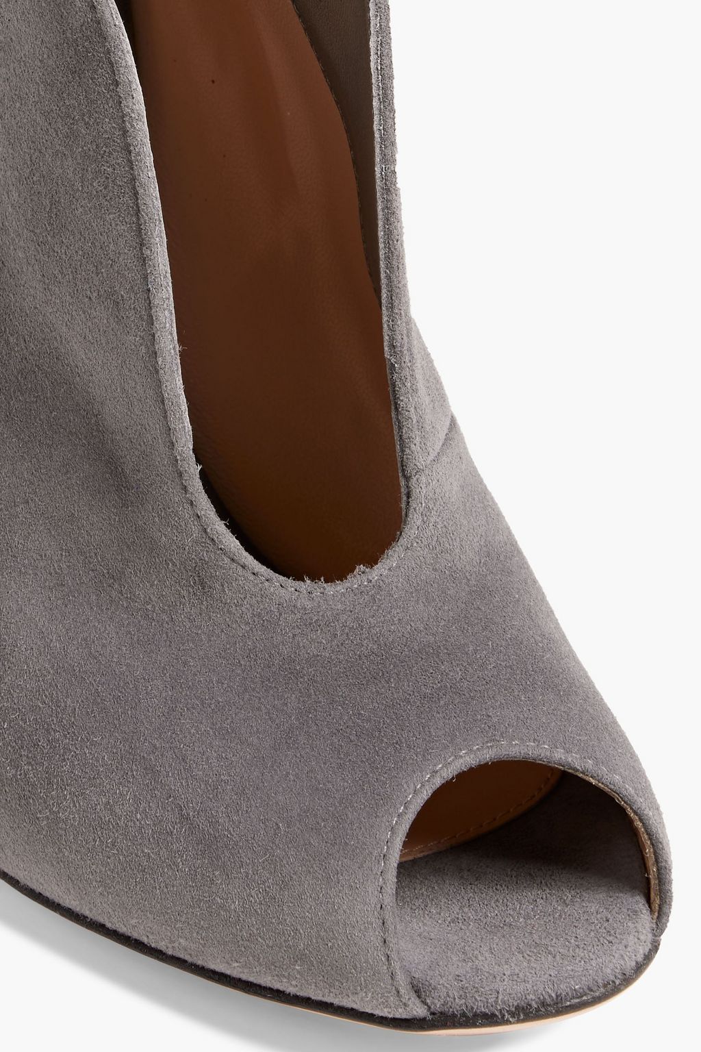 GIANVITO ROSSI Vamp suede ankle boots THE