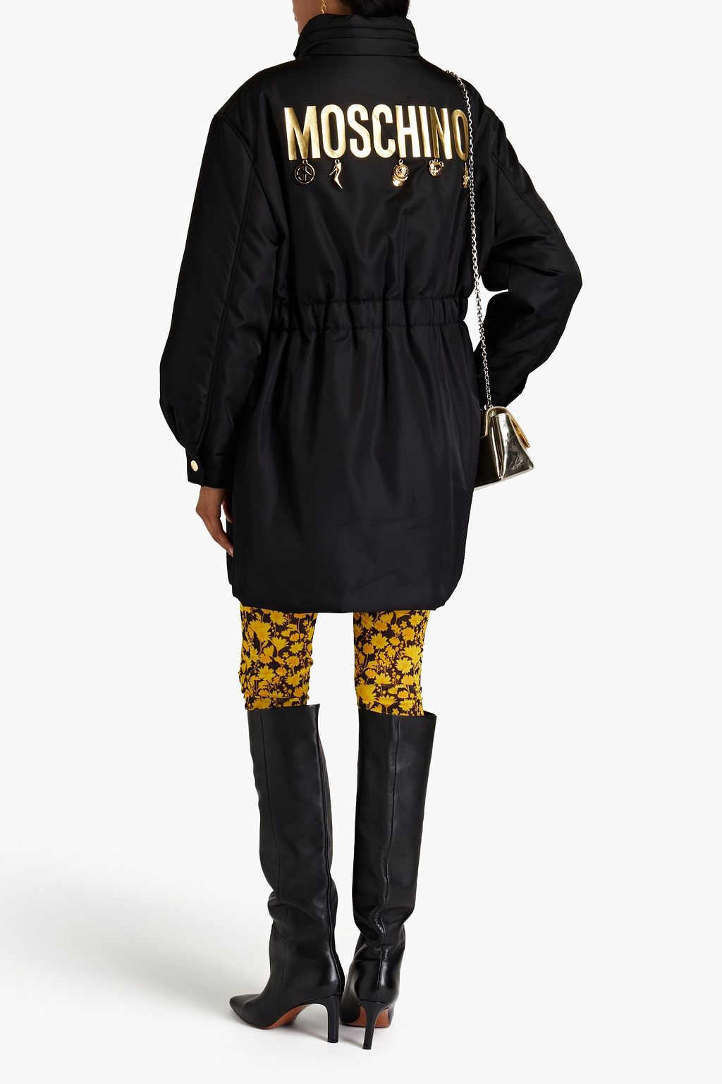 MOSCHINO Kapuzenjacke aus Shell mit Logoprint