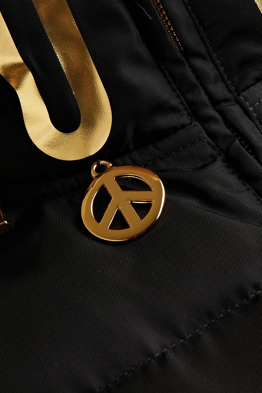 MOSCHINO Gesteppte Shelljacke mit Logoprint