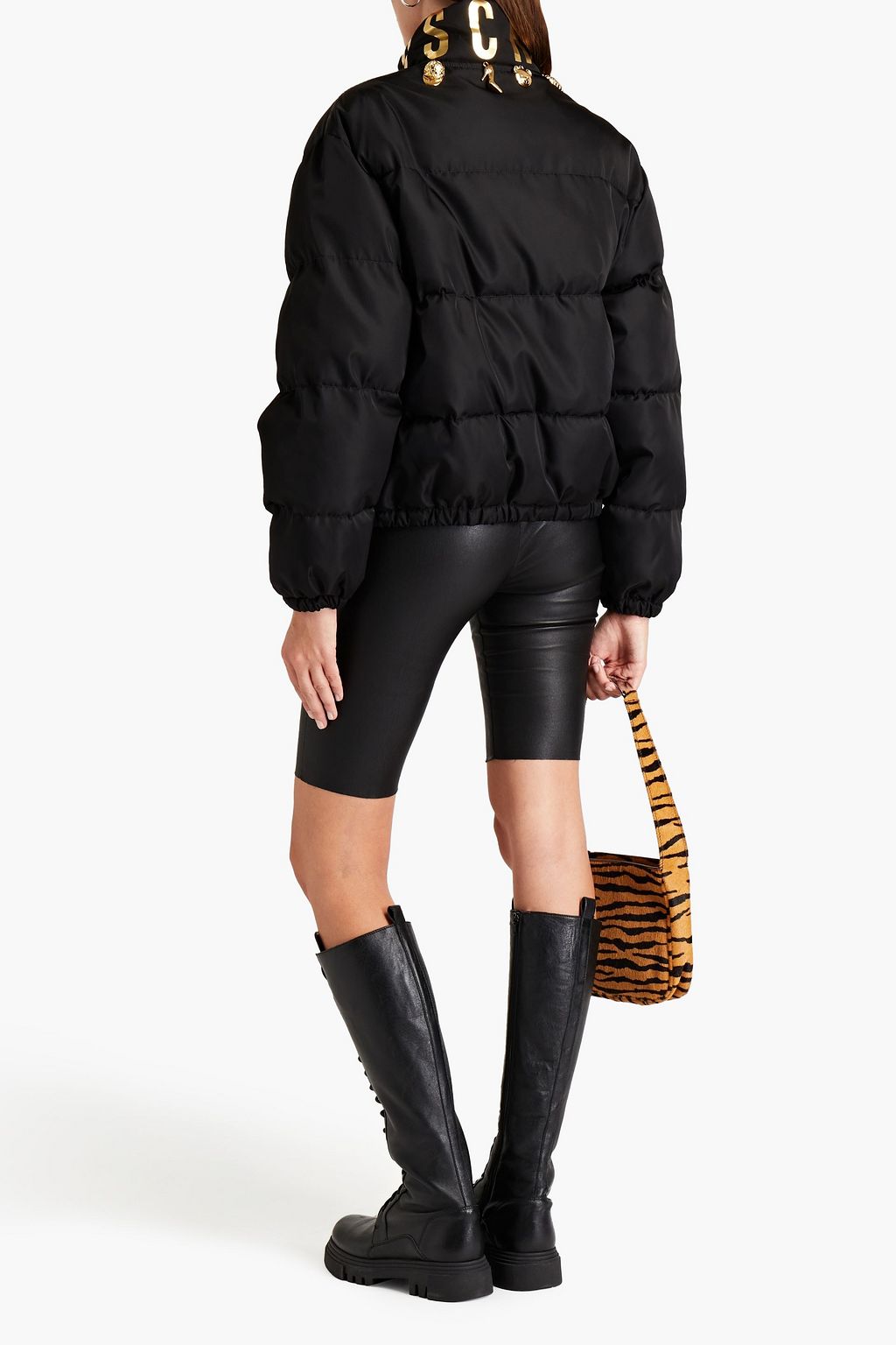 MOSCHINO Gesteppte Shelljacke mit Logoprint
